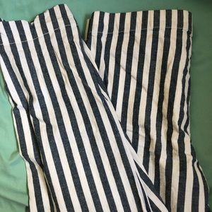 Striped Blue & White Pants